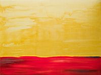 Edition Landschaft Gelb | 120 x 160 cm | Öl auf Leinwand
