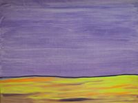 Edition Landschaft Violett | 120 x 160 cm | Öl auf Leinwand